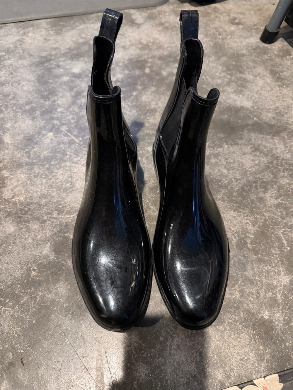 Black Rain Boots